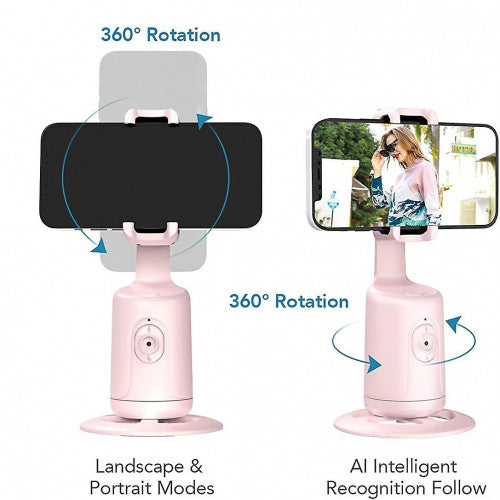 TRIPODE SEGUIMIENTO FACIAL AUTOMATICO ROSADO